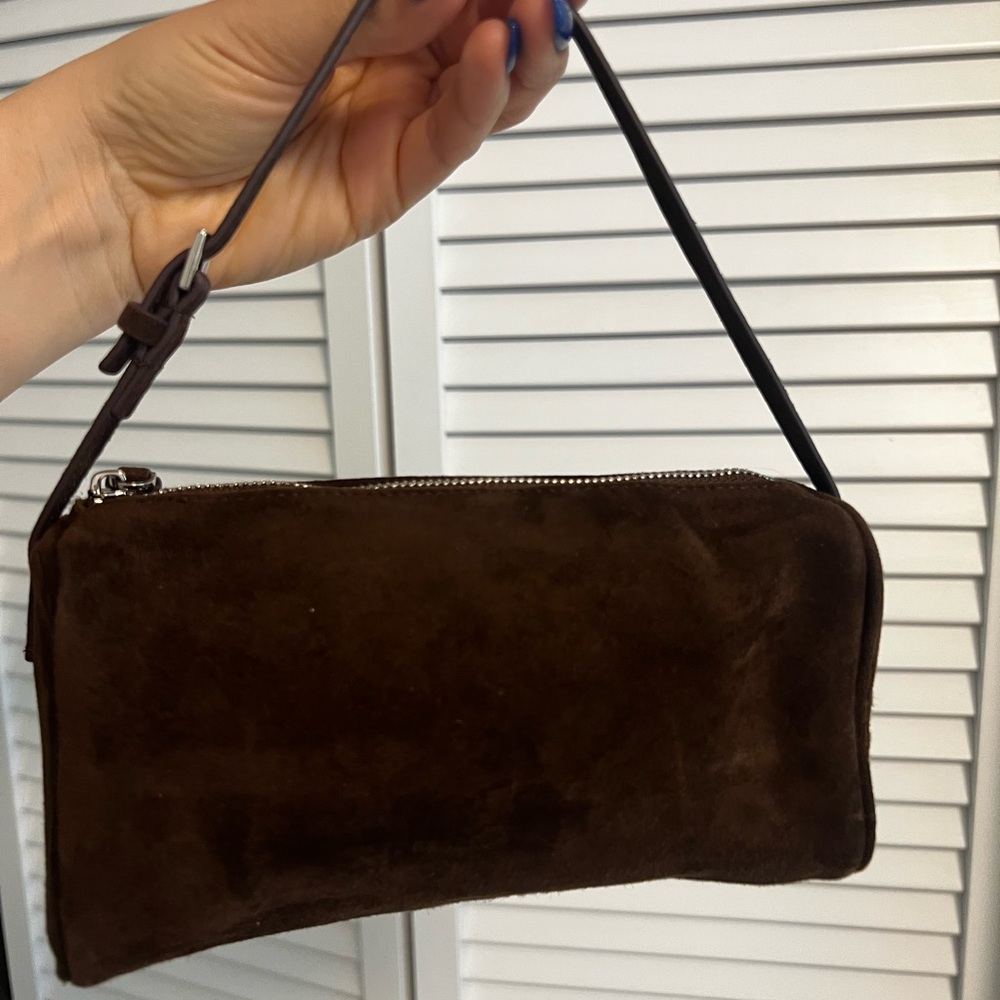 Brown Suede Women's Bag